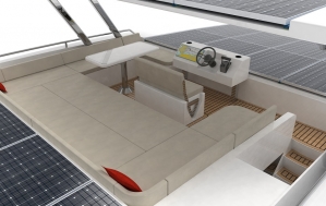 Solar Electric Yachts Sunpower Yachts 44 Top Deck
